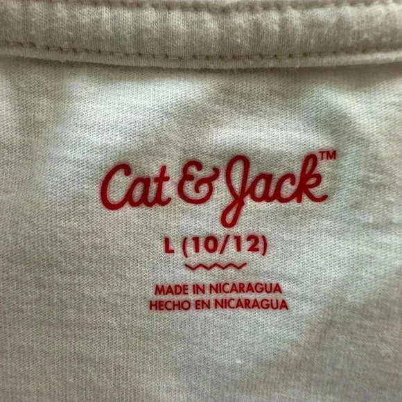 Cat & Jack Floral Heart Short Sleeve Graphic T-shirt (603) - Picture 8 of 9